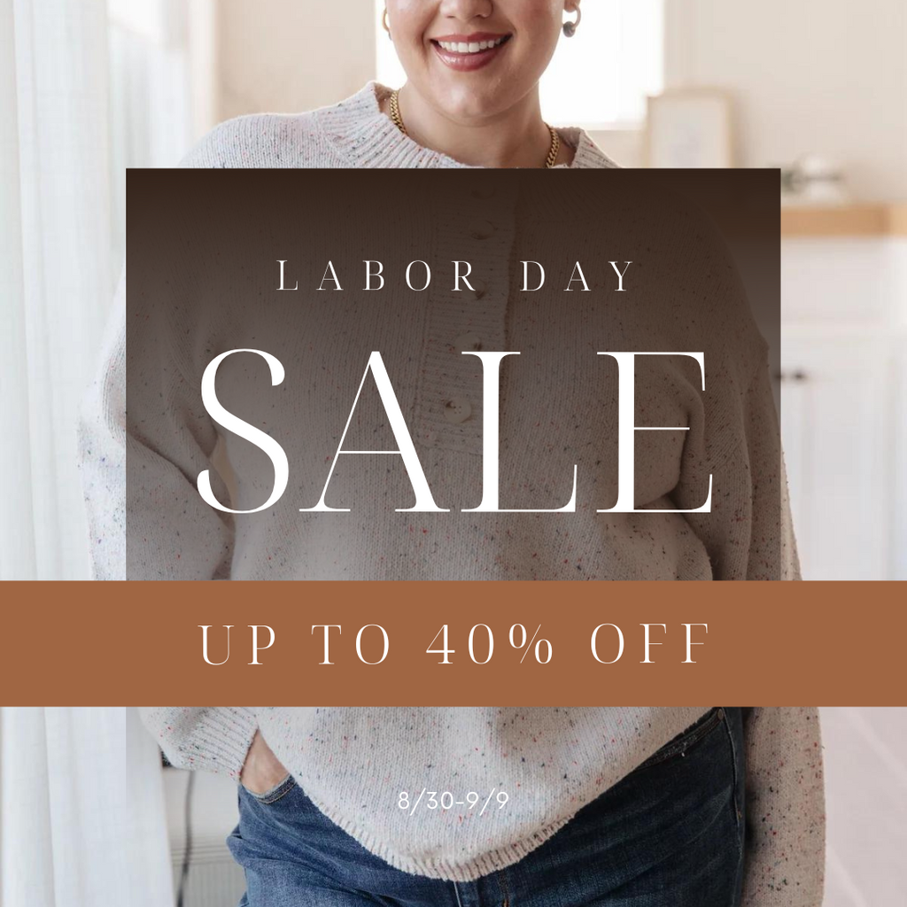 Labor Day Sale 8/30 to 9/9